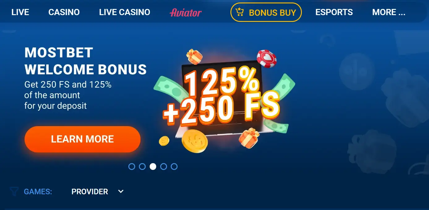 mostbet welcome bonus