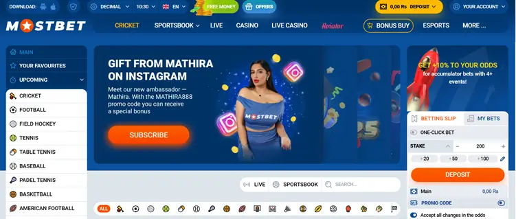 mostbet payments